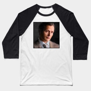 Hannibal Looking Sympathetic Portrait Baseball T-Shirt